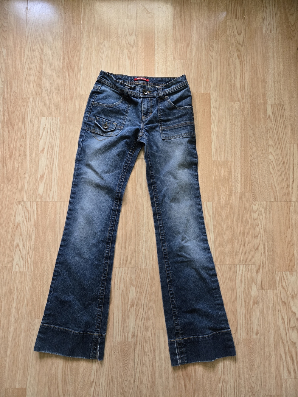 UNIONBAY Women’s Faded Blue Flare Jeans